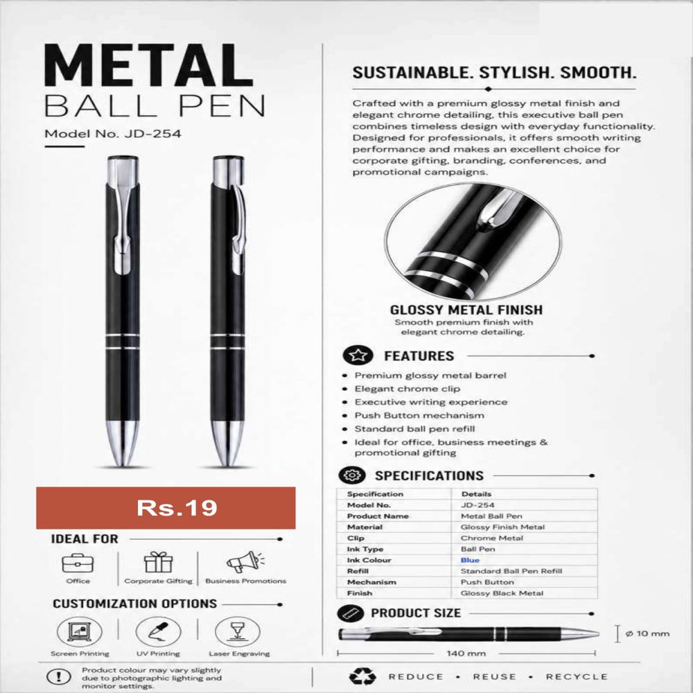 JD-254 Executive Metal Ball Pen