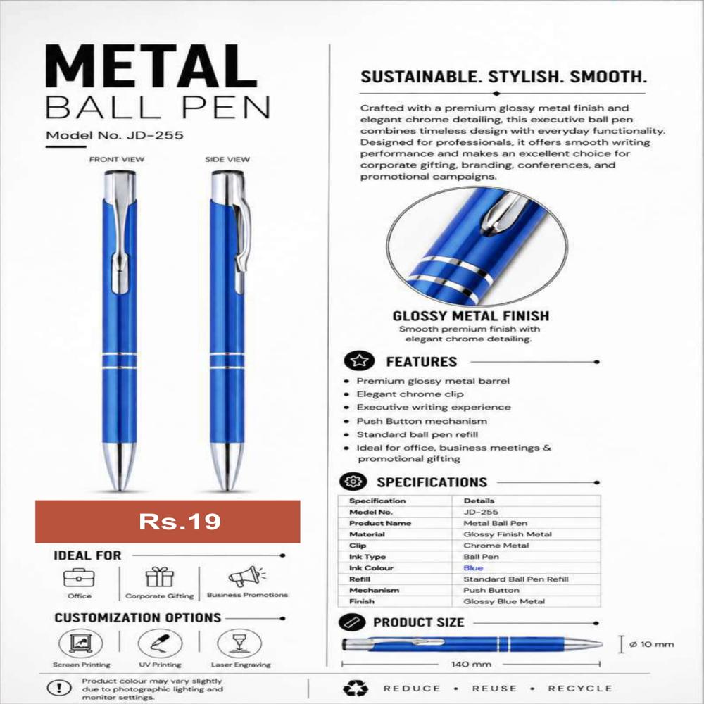 JD-254 Executive Metal Ball Pen