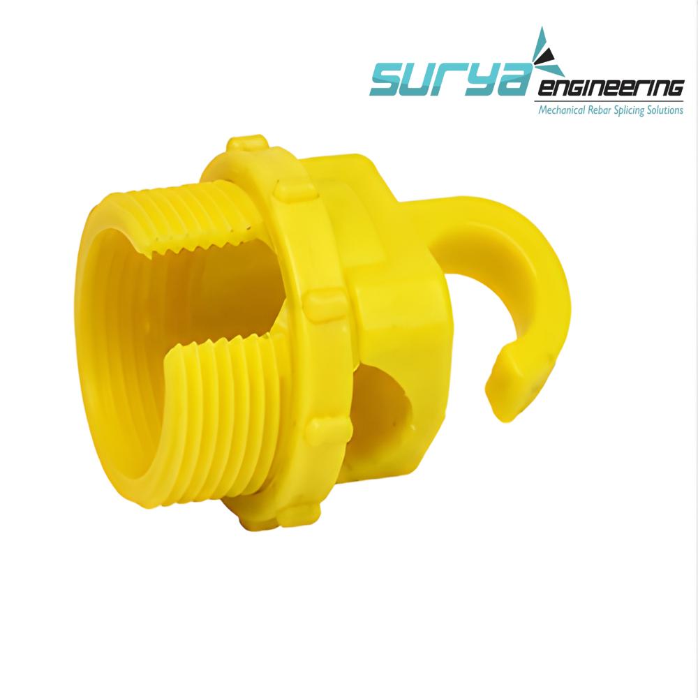 PVC Cable Hanger - Plastic Material, Rectangular Shape, Open Hook Design, Yellow Color | 3-month Warranty, Robust Structure, Hassle-free Performance