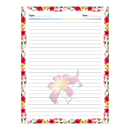 Colour Line Paper Sheet