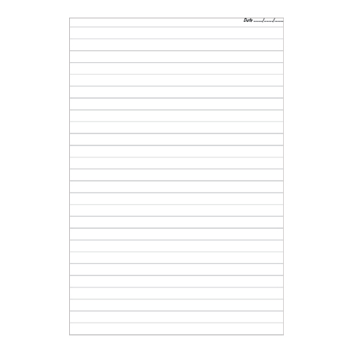 Diary Inside Line Paper Sheet