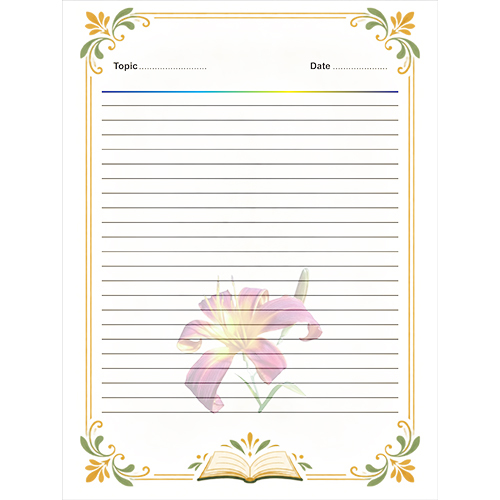 Line Paper Sheet