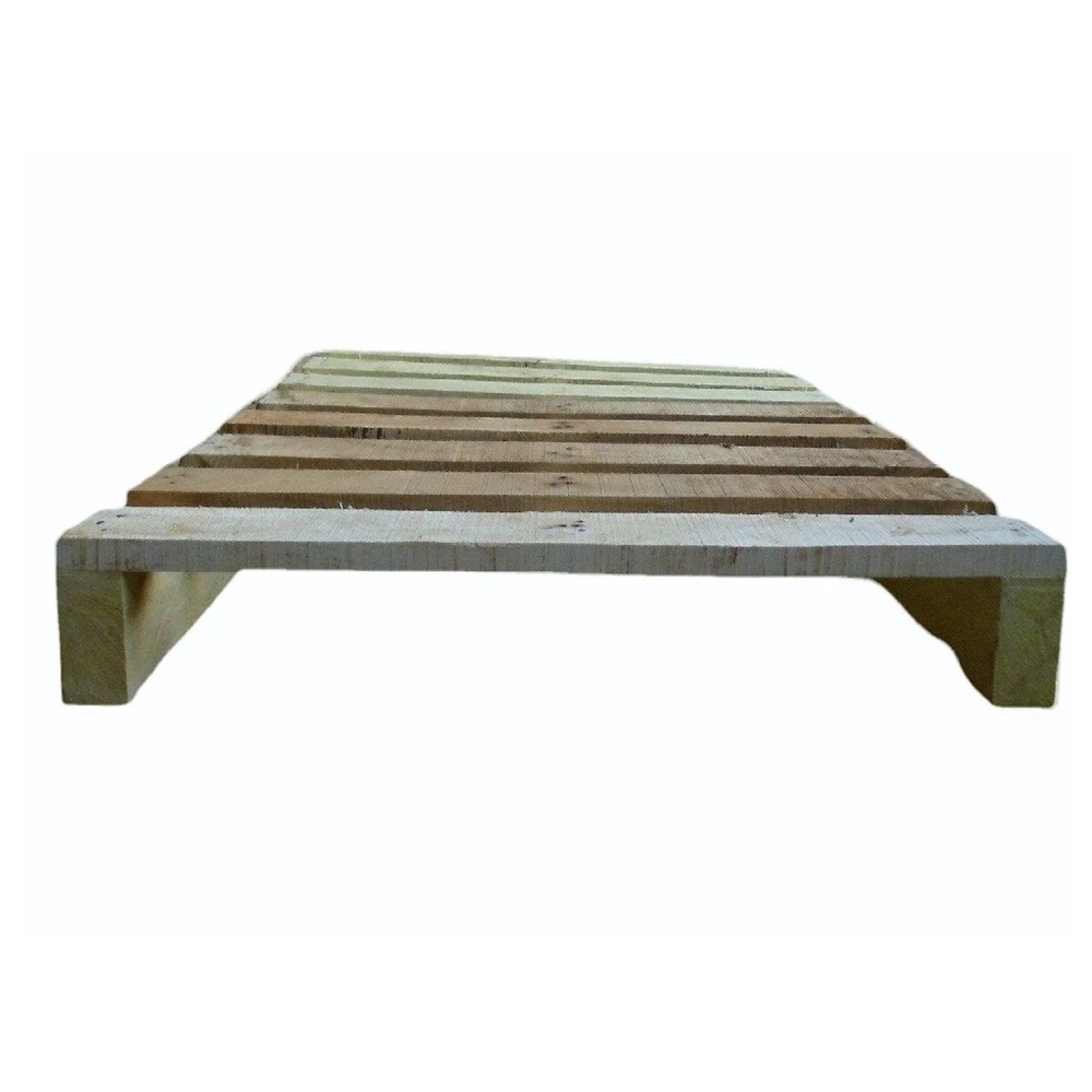 Rectangular Shape Industrial Wooden Pallet - Color: Brown