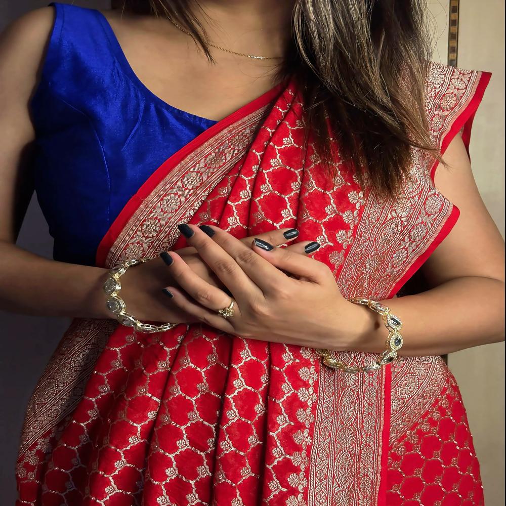 Khadi Georgette Heritage Effortless Handloom Elegance