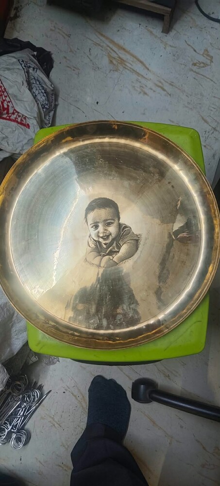 Personalized Kids Thali Set Permanent Laser Engraved