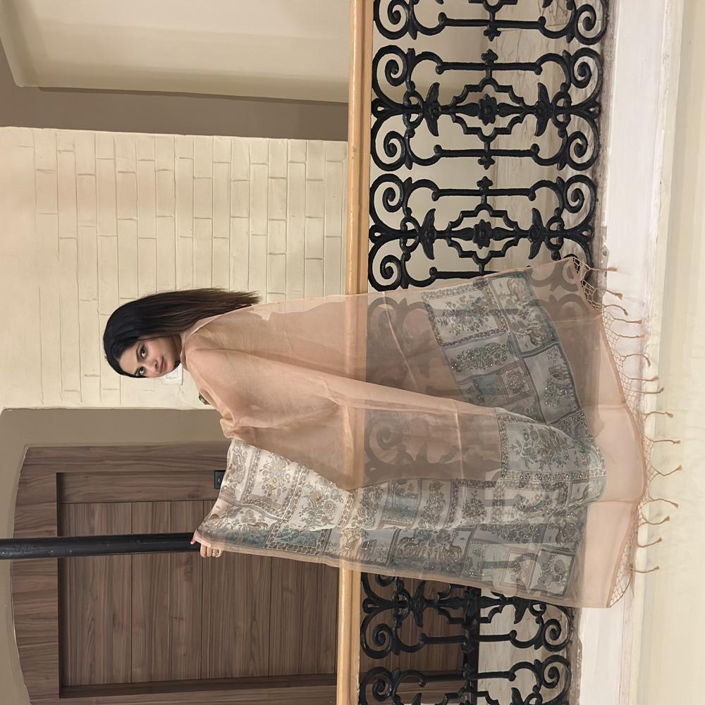 Kora Organza Soft Subtle Vintage Elegance