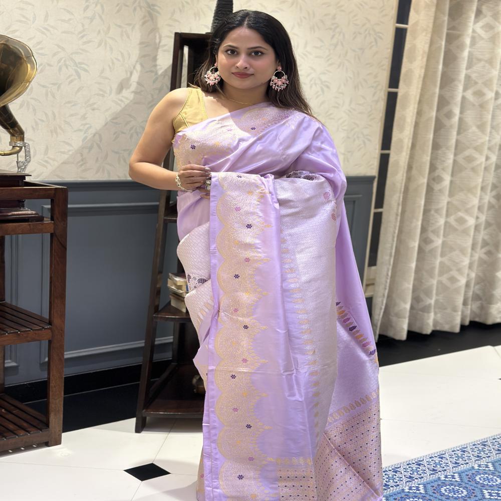Lavanya Katan Timeless Lavender Grandeur