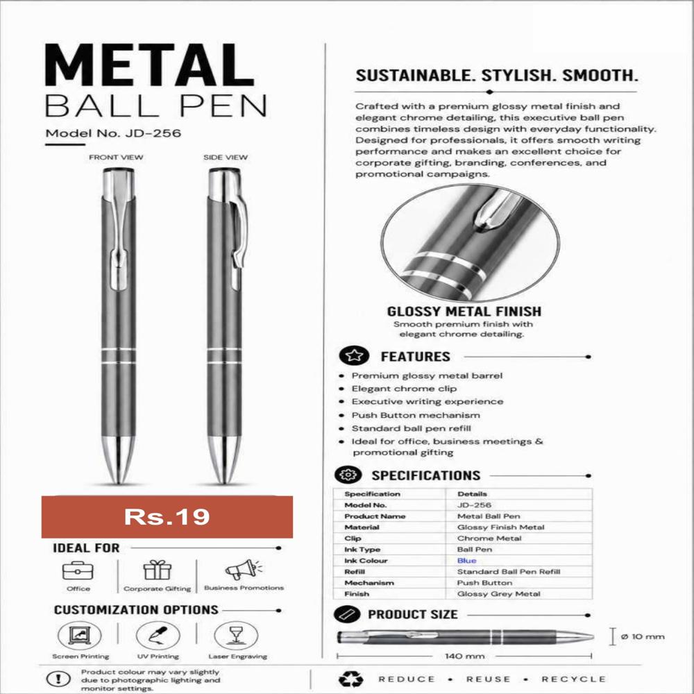 JD-256 Executive Metal Ball Pen 