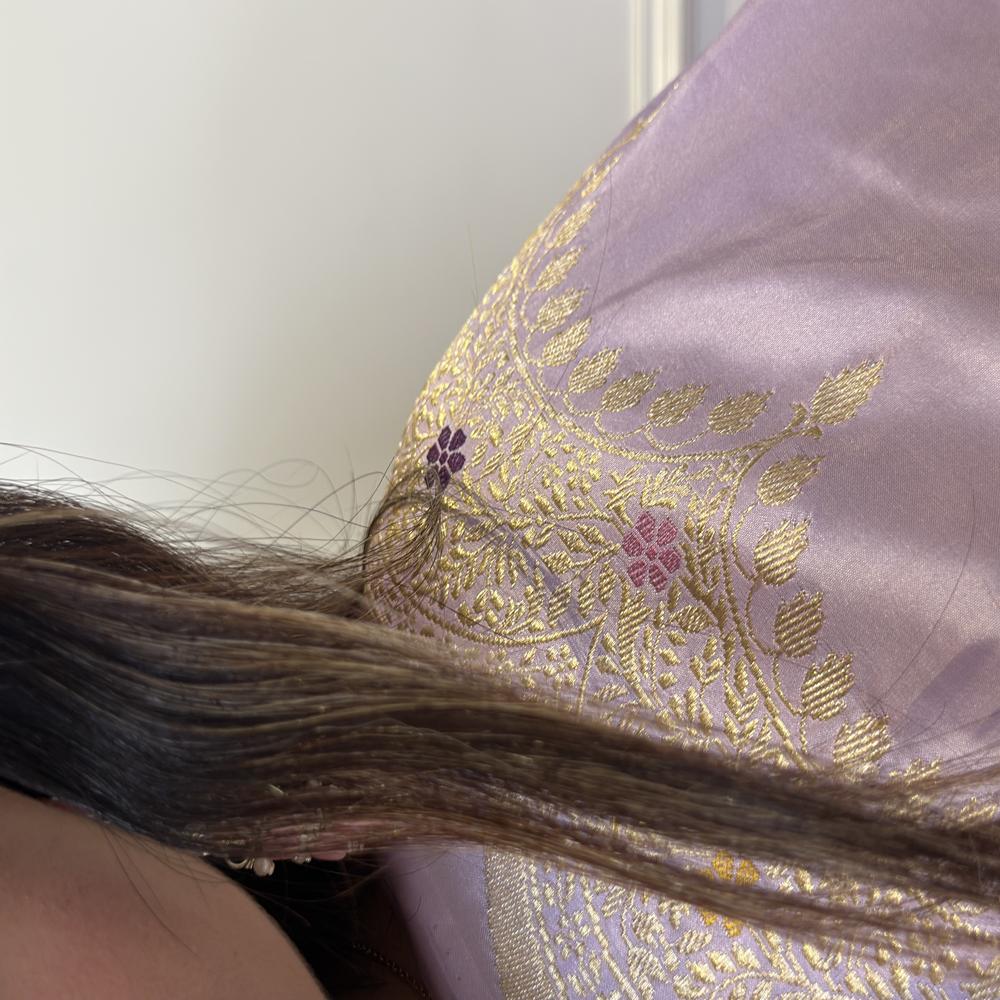 Lavanya Katan Timeless Lavender Grandeur