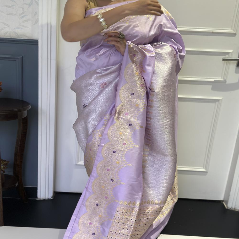Lavanya Katan Timeless Lavender Grandeur