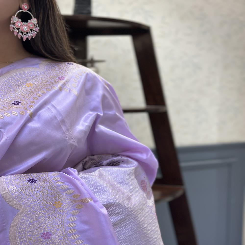 Lavanya Katan Timeless Lavender Grandeur