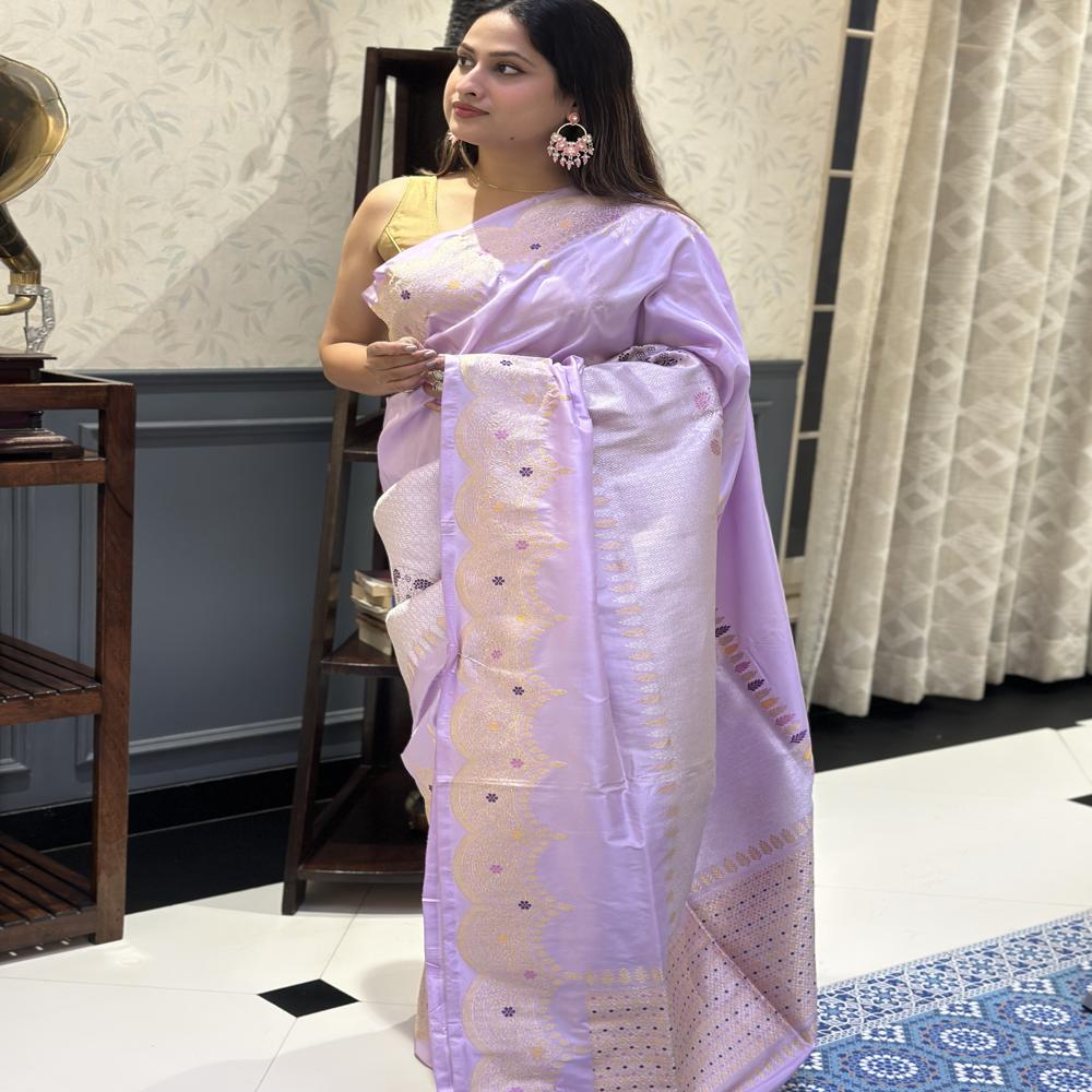 Lavanya Katan Timeless Lavender Grandeur