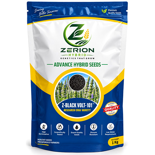 Z-Black Volt-101 Hybrid Chia Seeds - Admixture (%): Max 1%