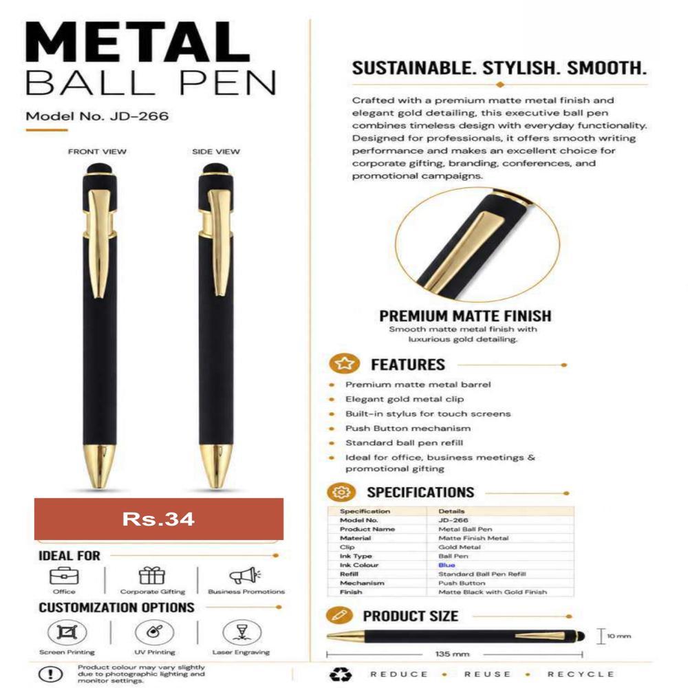 JD-266 Executive Metal Ball Pen