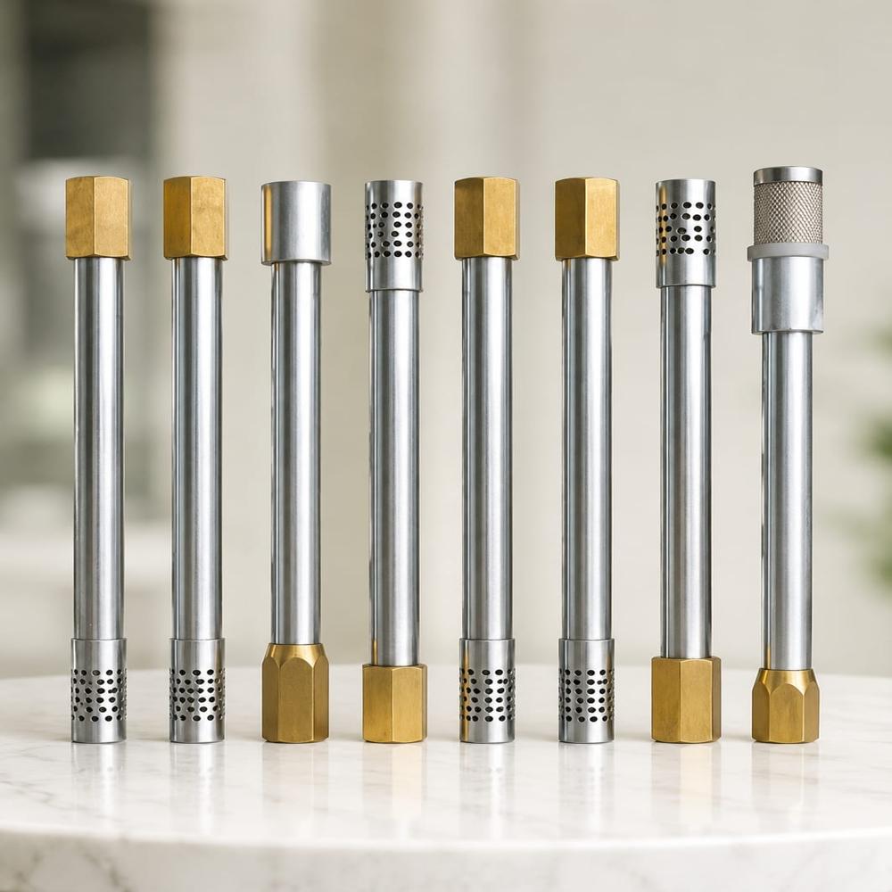 Mixer Head With Nozzle - Color: Silver