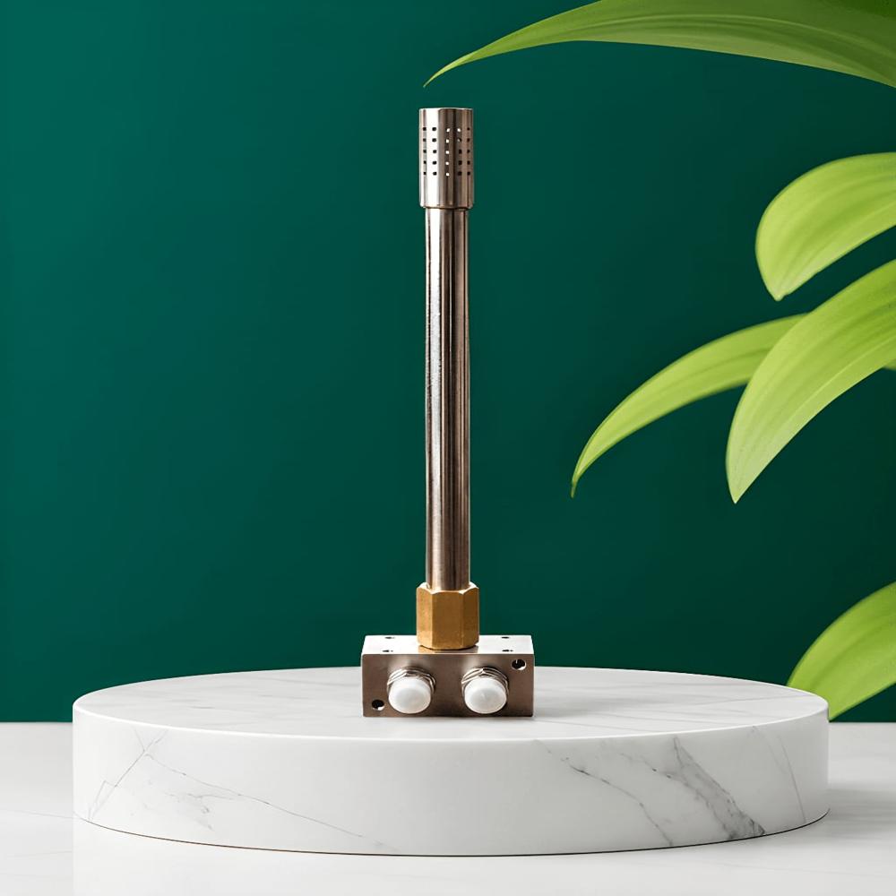 Mixer Head With Nozzle - Color: Silver