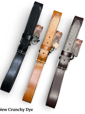 Hand Print Belt - Belt Material: Genuine Leather