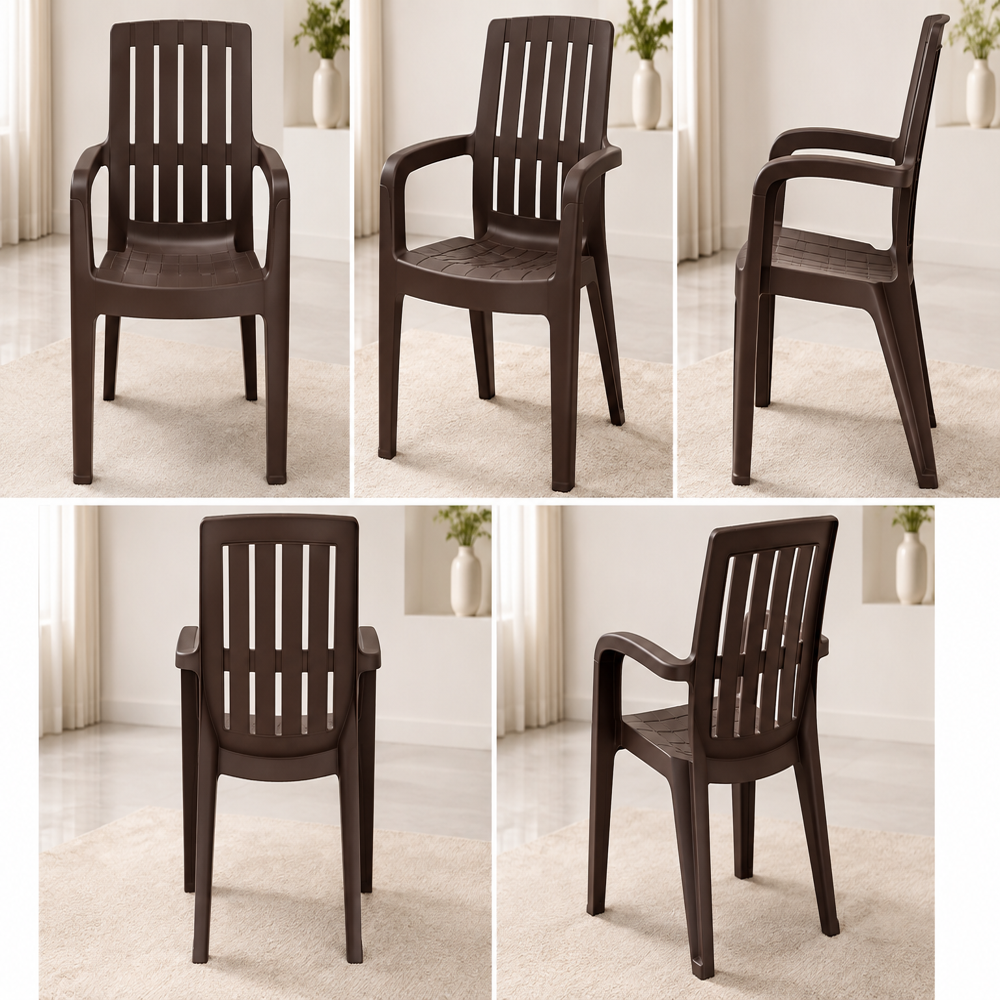 Plastic Brown Chair
