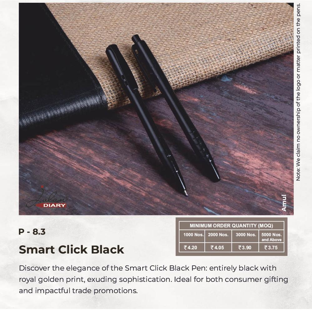 Jalan P-8.3 Smart Click Black Ball Pen