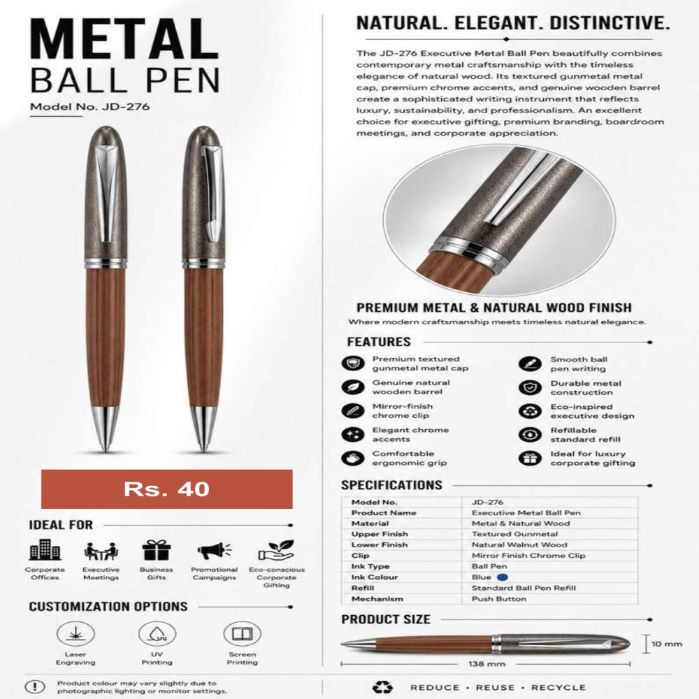 JD-276 Executive Metal Ball Pen