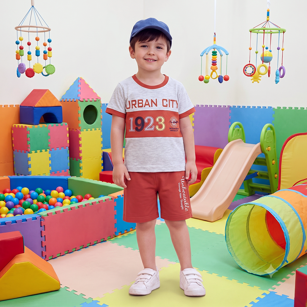 Sinker To Sinker Half Sleeve Pant & T-Shirt Set - Age Group: 1 - 6