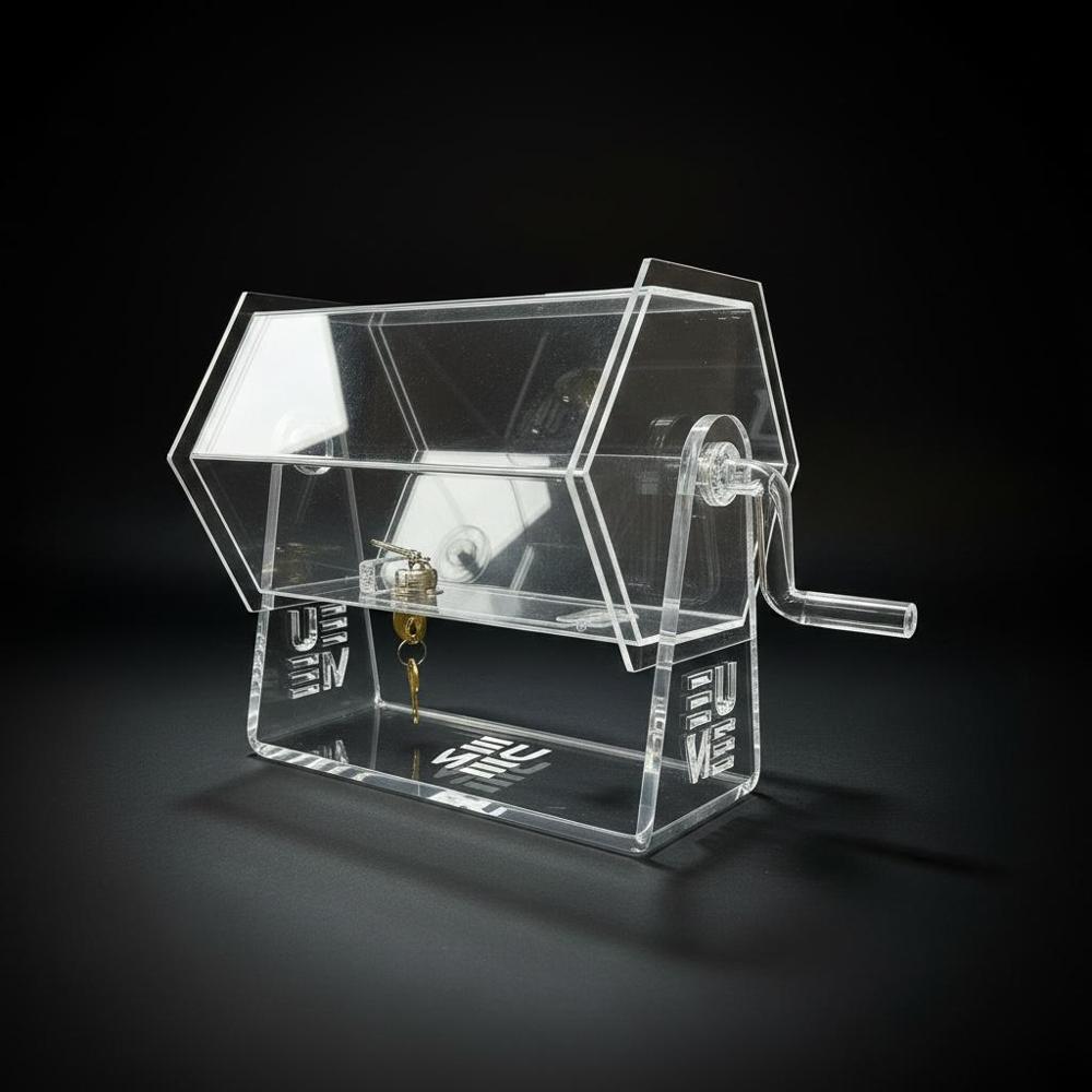 ACRYLIC LOTTERY BOX