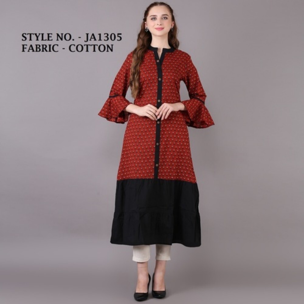Cotton Kurti - Color: Maroon