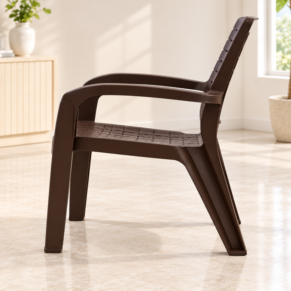 Plastic Brown Chair