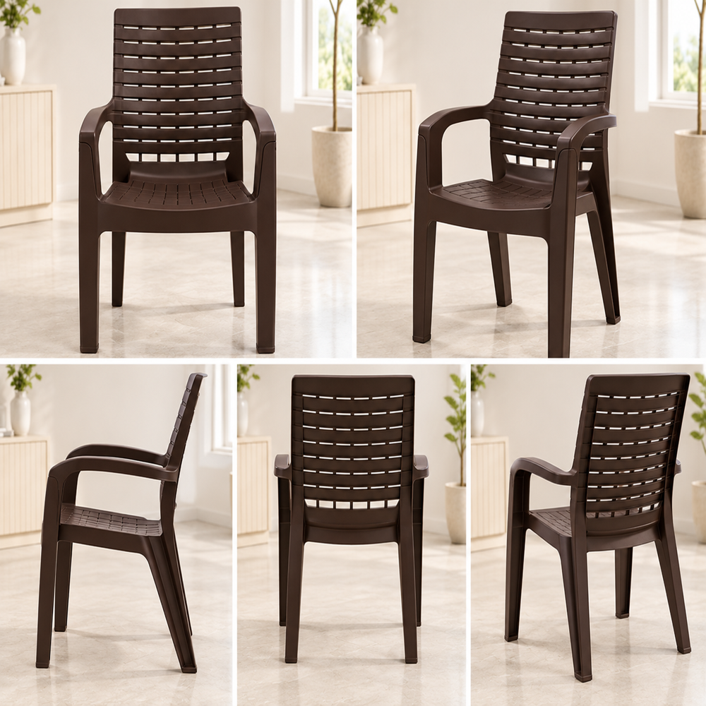 Plastic Brown Chair