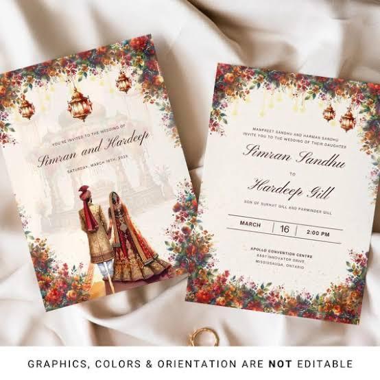 Printed Invitation Card