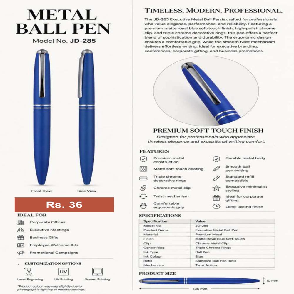 JD-284 Executive Metal Ball Pen