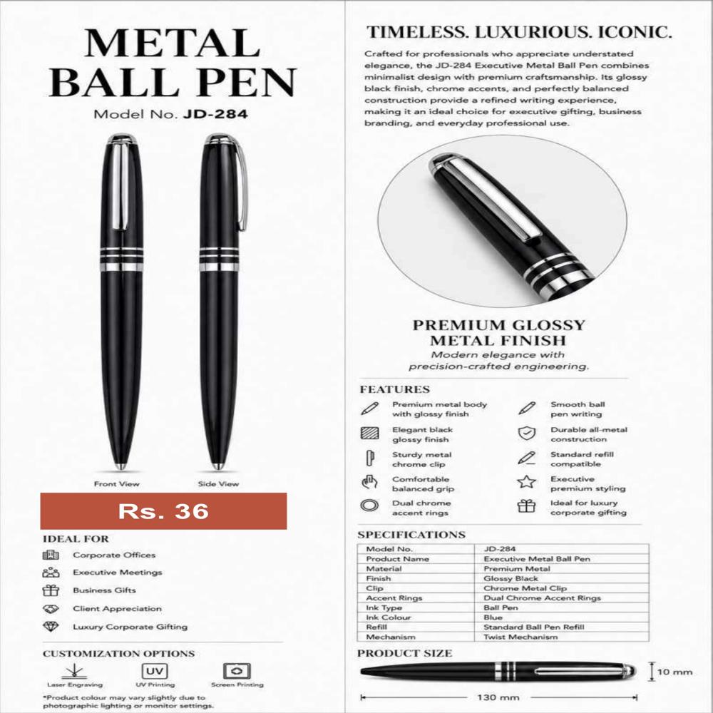JD-284 Executive Metal Ball Pen
