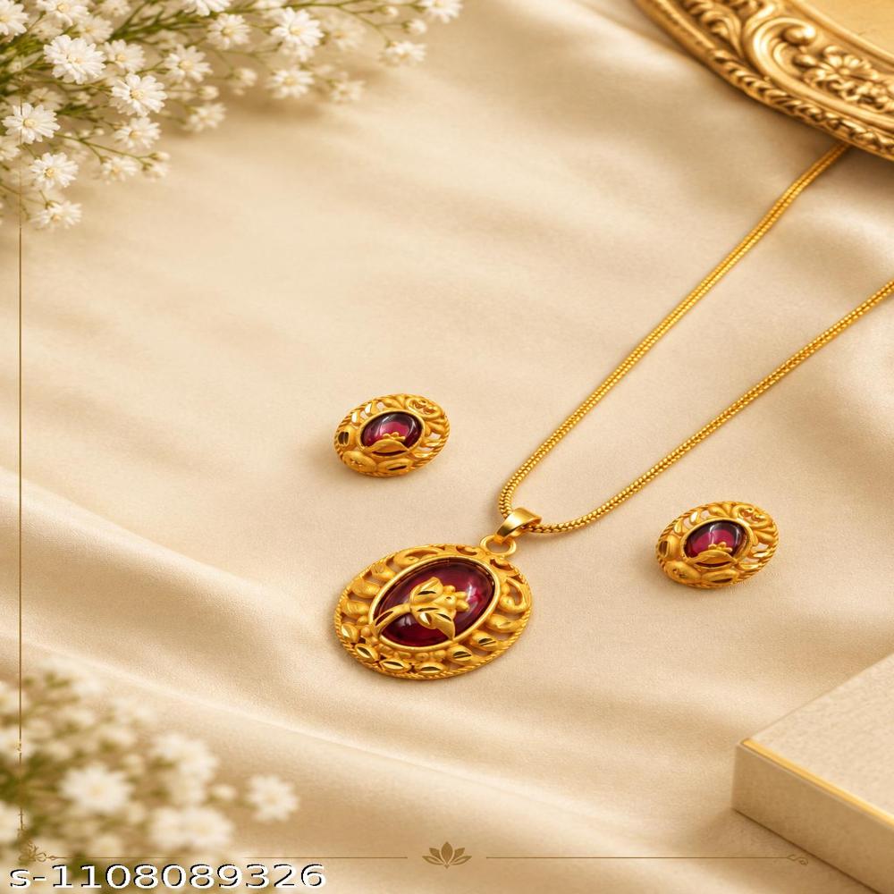 Gold plated necklace