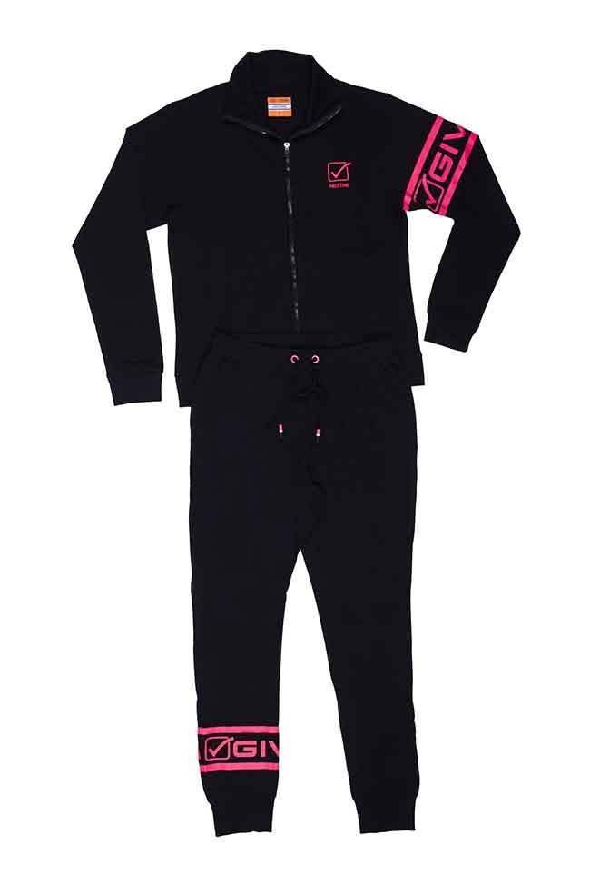 W13744 Ladies French Terry Jogging Set