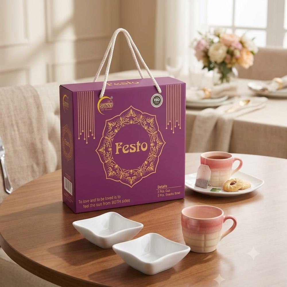 Festo Gift Set - Color: Red & White