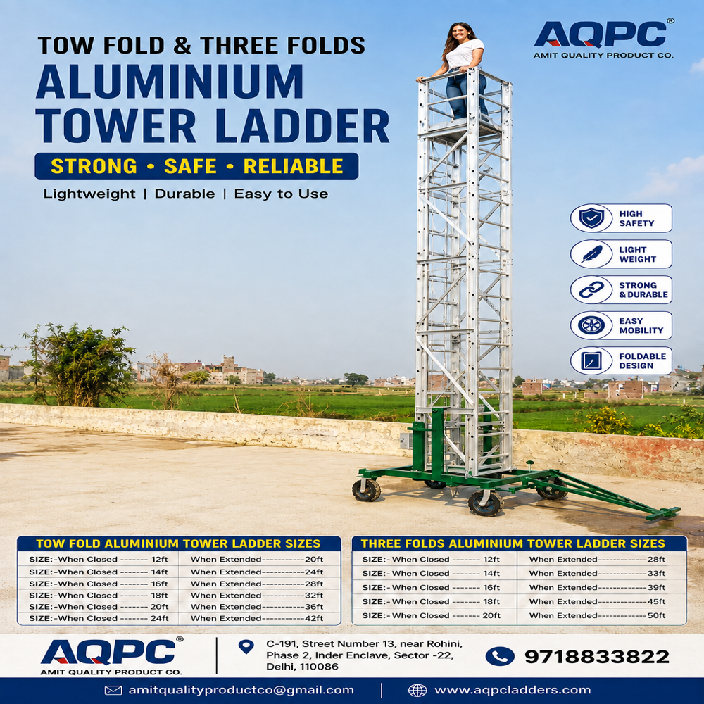 Aluminium Tiltable Tower Ladder