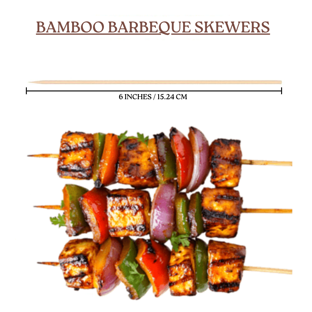 Bamboo Skewers 6 Inches