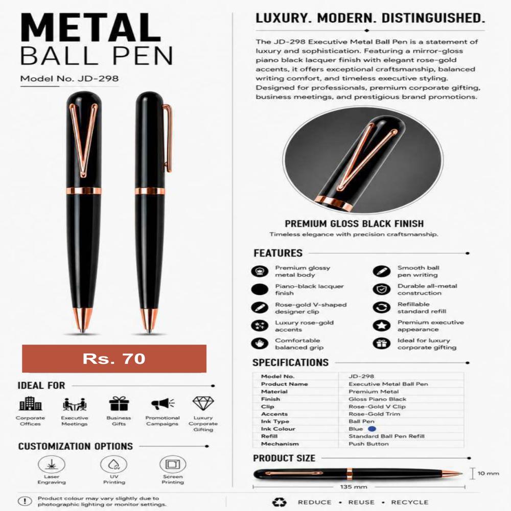 JD-298 Executive Metal Ball Pen