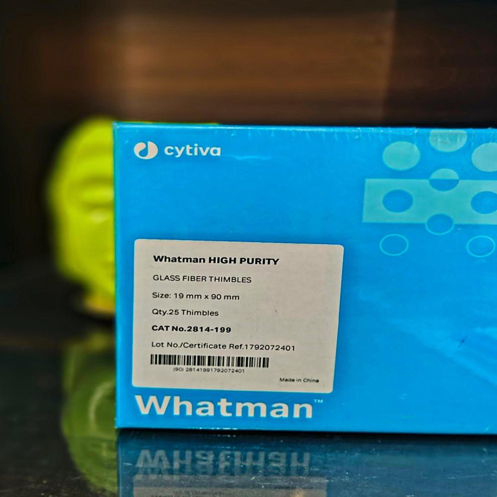 Whatman High-Purity Glass Soxhlet Extraction Thimbles