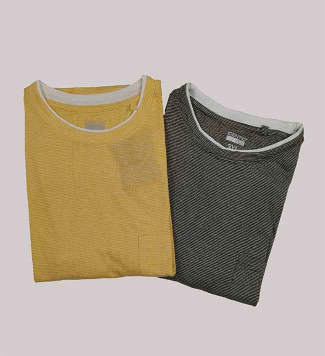 M11792 Mens Pinstripe Plus Size T-Shirts