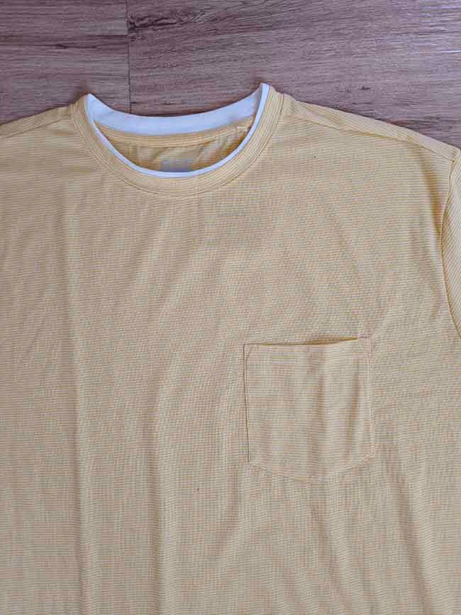 M11792 Mens Pinstripe Plus Size T-Shirts