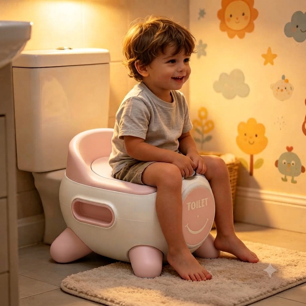Toddler Potty Training Seat with Removable Bowl, Easy to Clean & Assemble