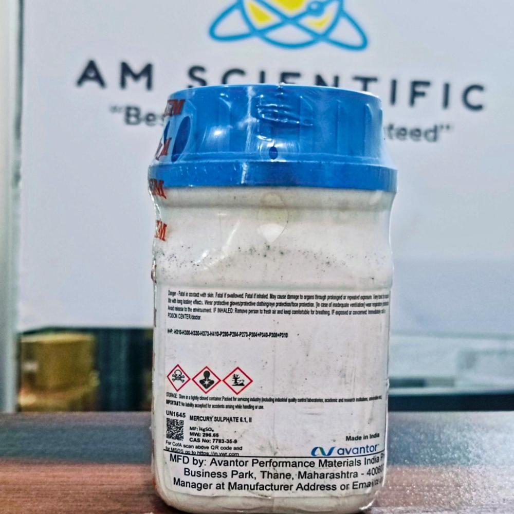 Mercuric sulfate AR ACS 100g Rankem
