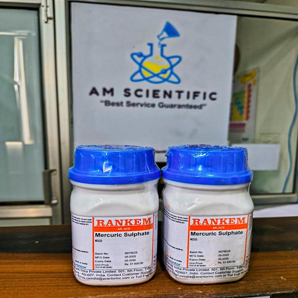 Mercuric sulfate AR ACS 100g Rankem