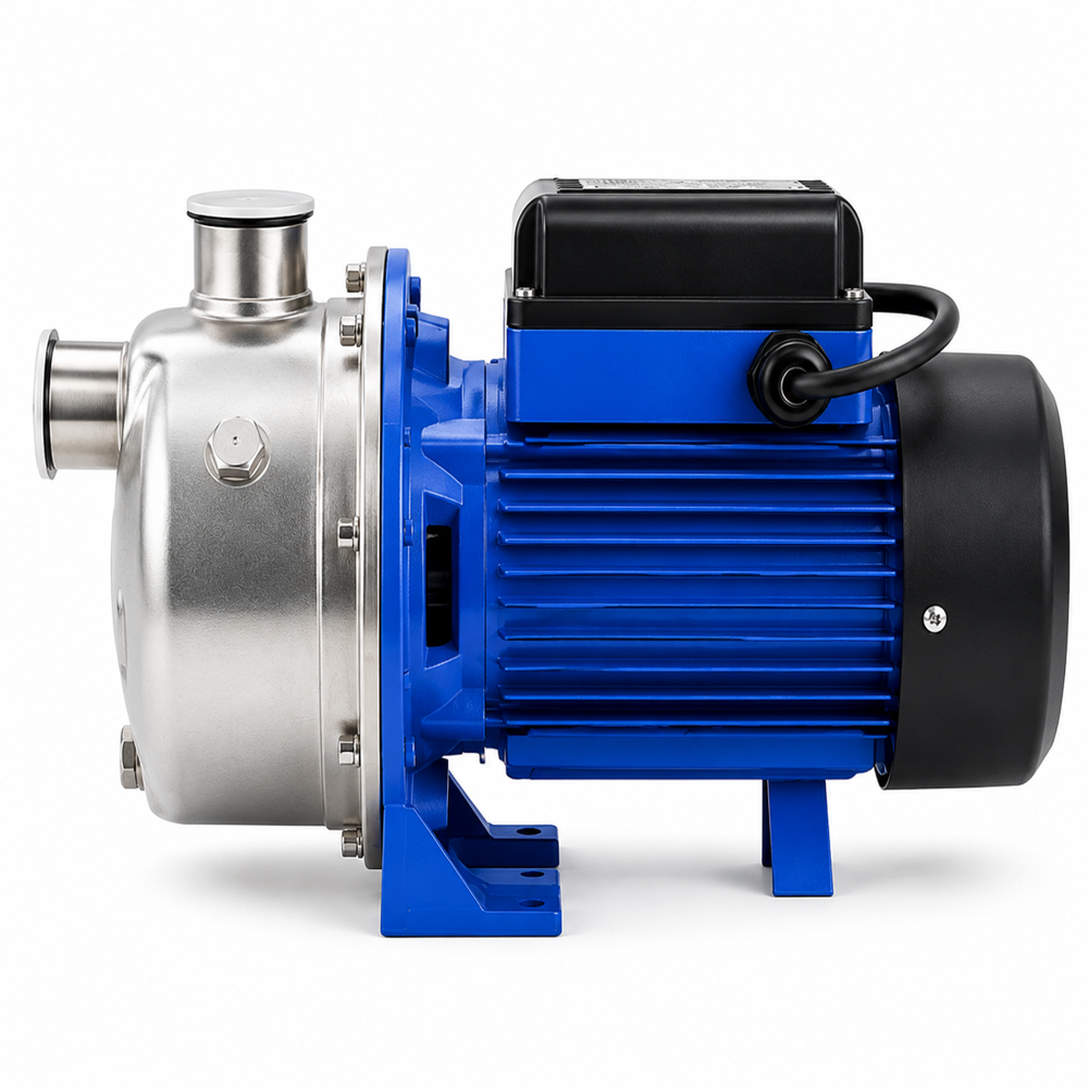 Jet Pump - Stainless Steel & Cast Iron, 3-4 M3/h, 30-50m Head, High Pressure, Low Noise, Tefc Cooling