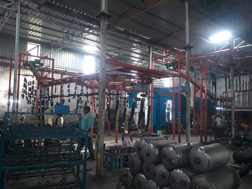 Automobile Powder Coating Machine