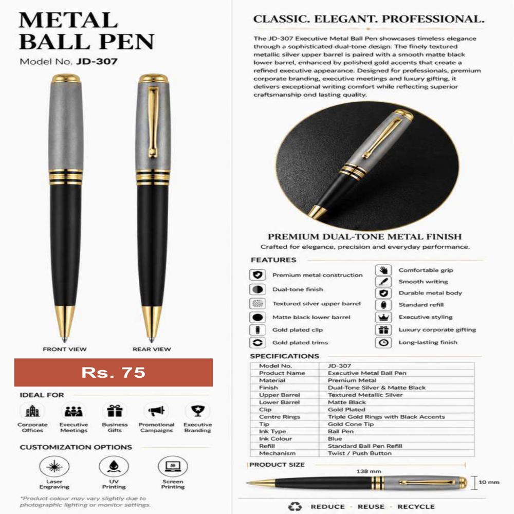JD-306 Executive Metal Ball Pen