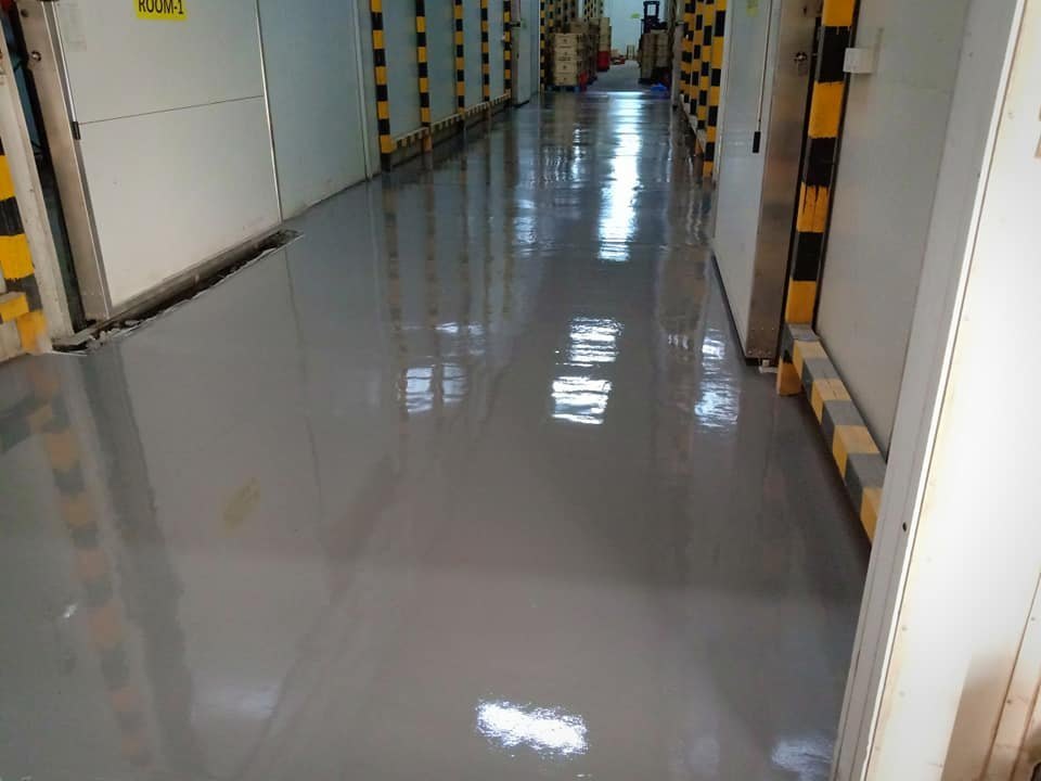 Pu concrete flooring