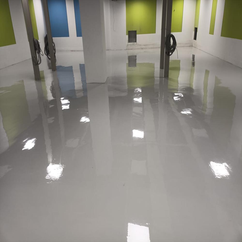 Pu concrete flooring