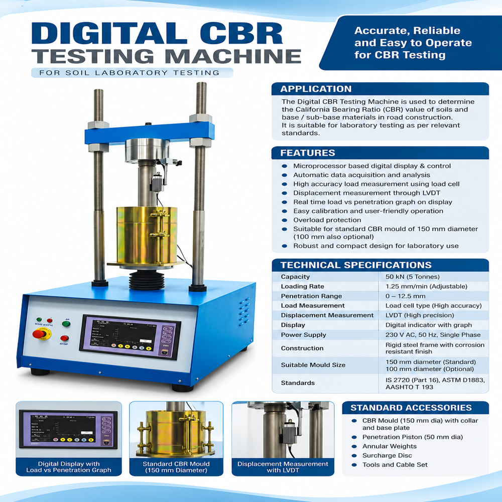 California Bearing Ratio Test Apparatus